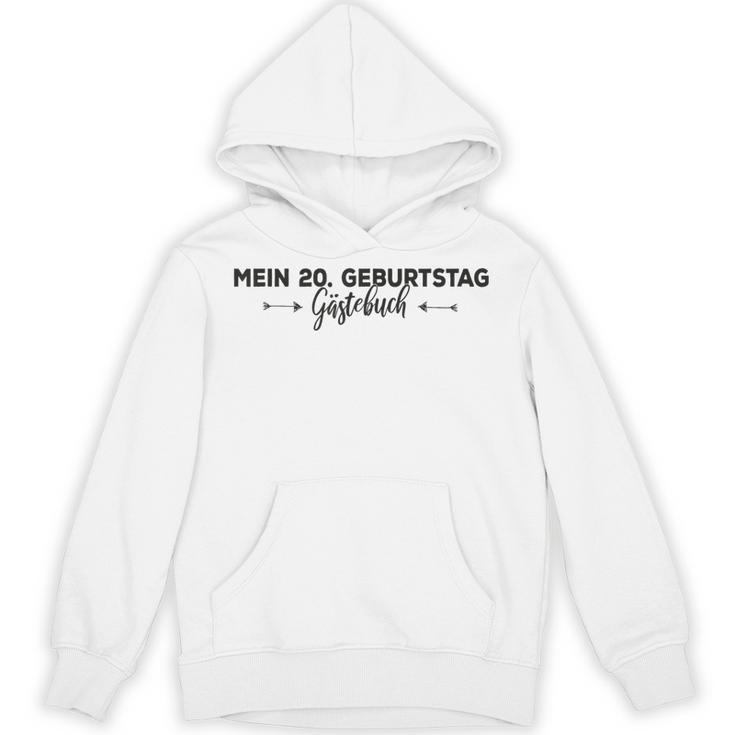 20th Birthday Guest Book For 1999 Born T-Shirt Unisex Hoodie