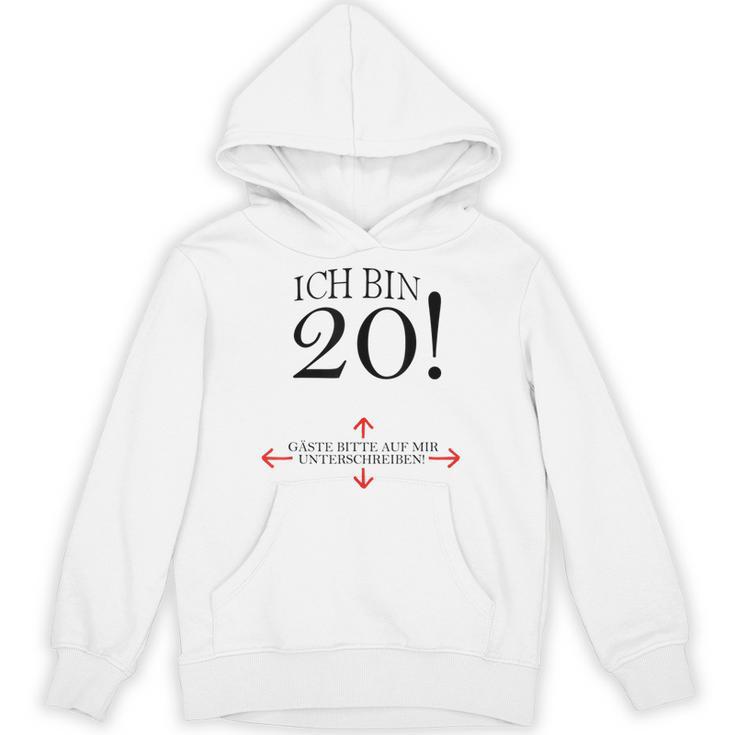 20th Birthday Party Guest Book 20 Years 1999 Unisex Hoodie