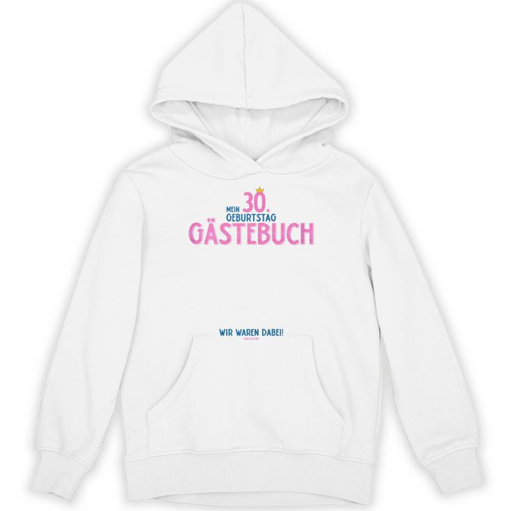 30th Birthday Guest Book 2021 For Vintage 1991 Unisex Hoodie
