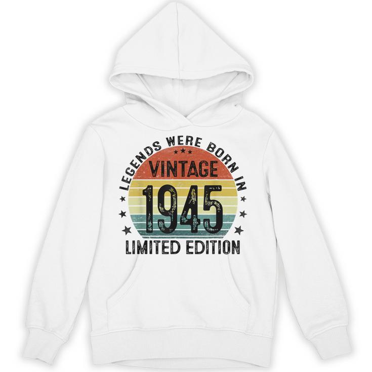 79歳ギフトtシャツ 1945年のベスト・オブ・レジェンド 1945年に誕生 パーカー
