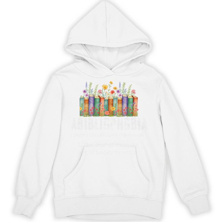Abibliophobia Definition Book Reader Book Nerd Book Reading Premium Tri-Blend Unisex Hoodie