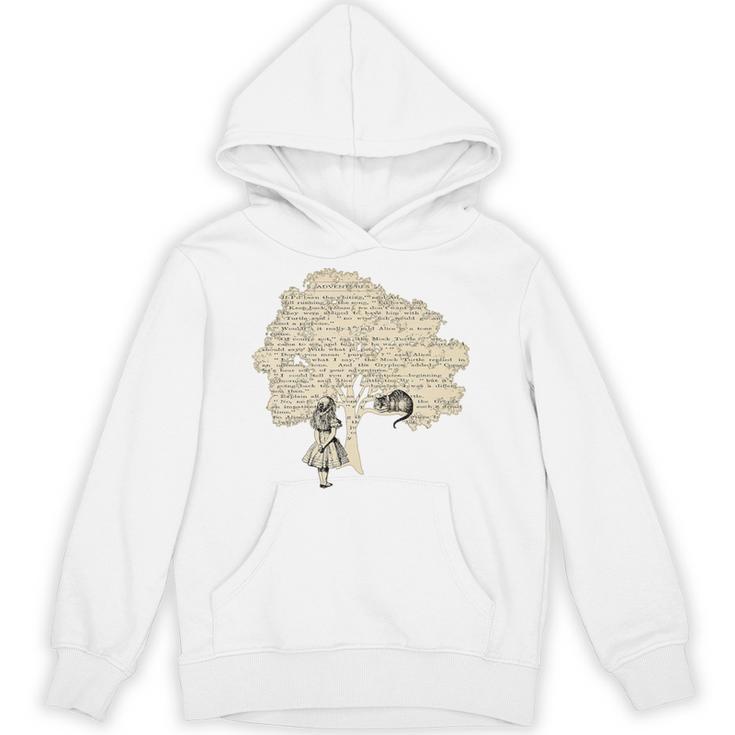 Alice In Wonderland Vintage Book T Shirt Premium Tri-Blend Unisex Hoodie