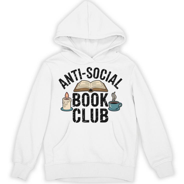 Anti-Social Book Club Booktrovert Bookish Bookworm Unisex Hoodie
