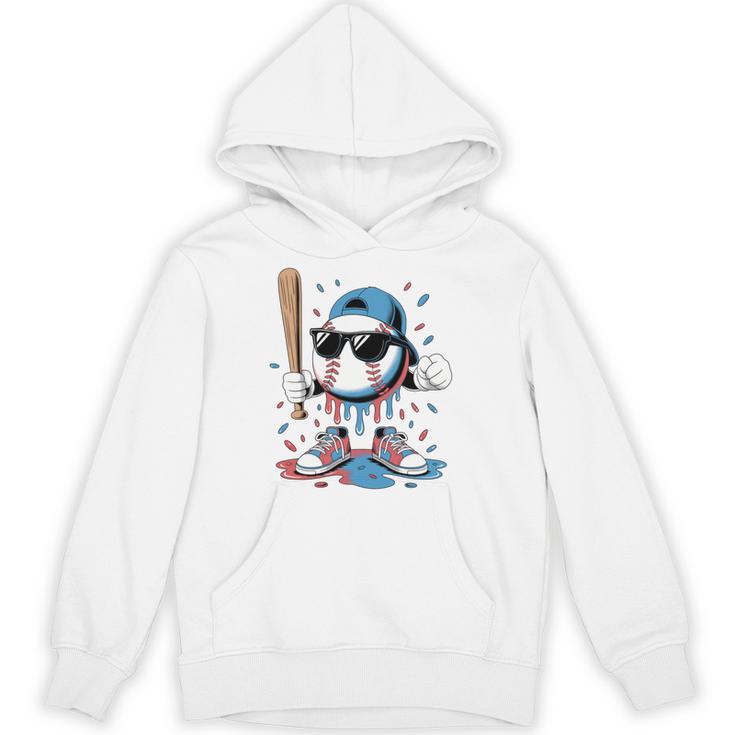 Baseball Lifestyle Apparel Youth Baseball Ice Cream Drip Unisex Hoodie