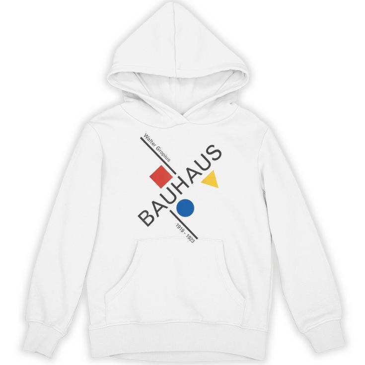 Bauhausムーブメントtシャツ、1923年建築作品。 パーカー