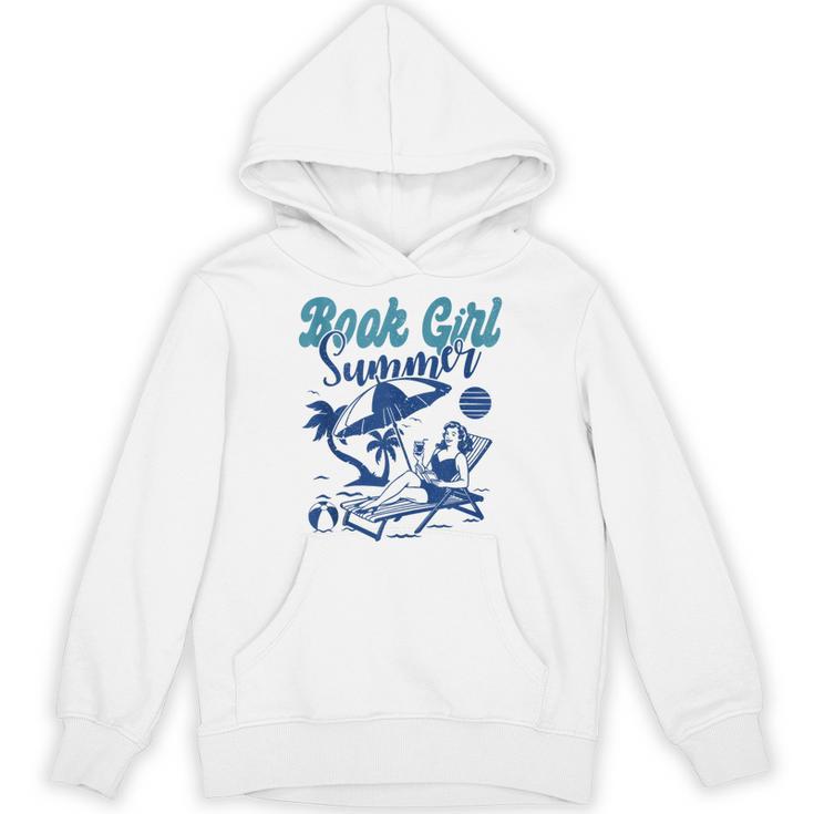 Beach Book Lover Women Girls Book Girl Summer Unisex Hoodie