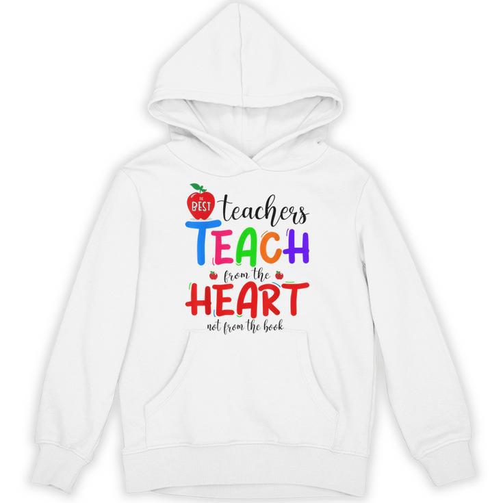 THE BEST TEACHERS TEACH FROM THE HEART NOT BOOK T-SHIRT Men Women Unisex Hoodie