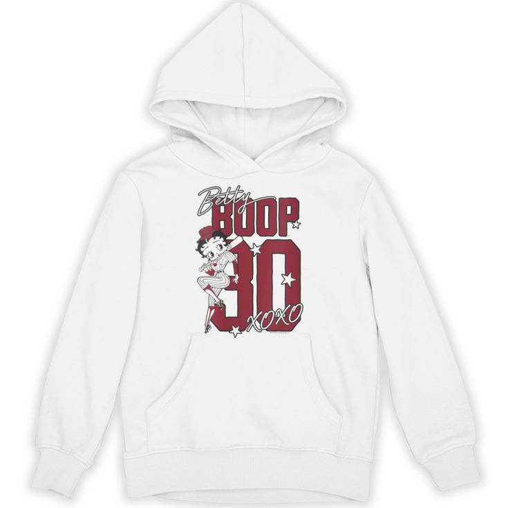 Betty Boop Baseball Logo Jersey With Stars Cute Cartoon Unisex Hoodie