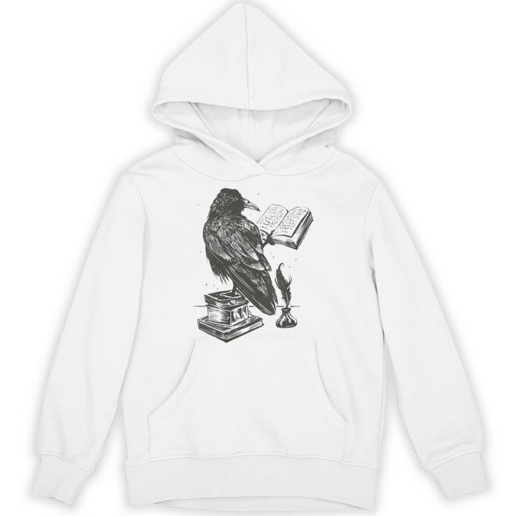 Bird Raven Book Lovers Men Women Graphic Tshirt Unisex Hoodie