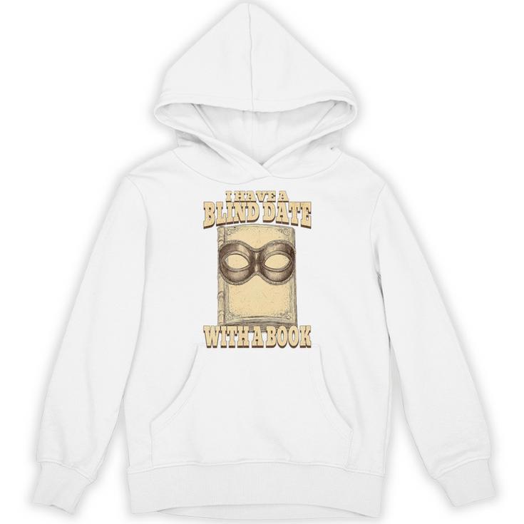 Blind Date With A Book Reader Bookworm Book Lover Literary Premium Tri-Blend Unisex Hoodie