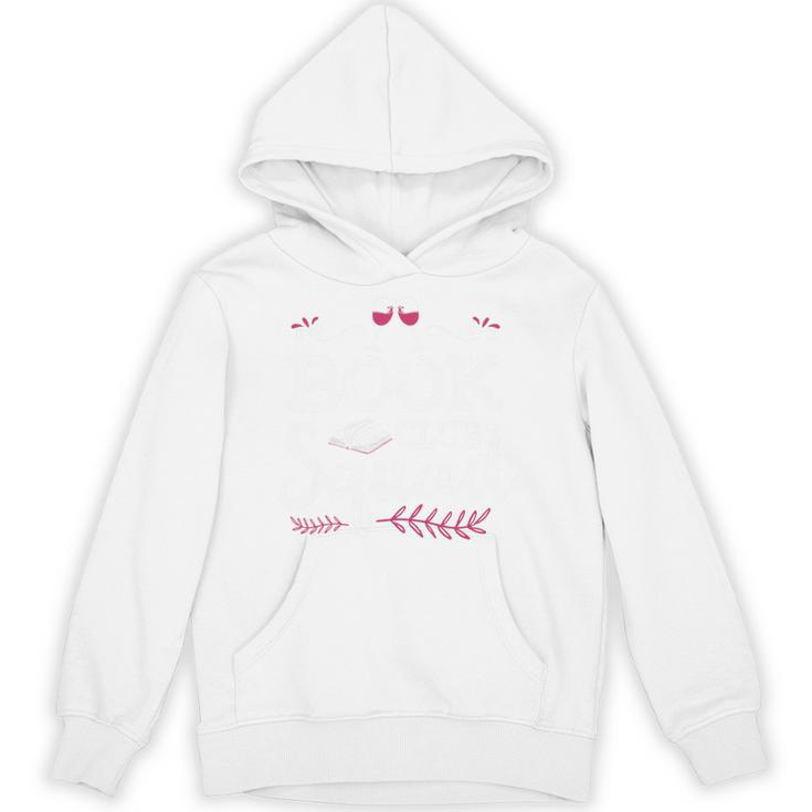 Book Club Squad Reading Group And Wine Drinking Party Premium Tri-Blend Unisex Hoodie