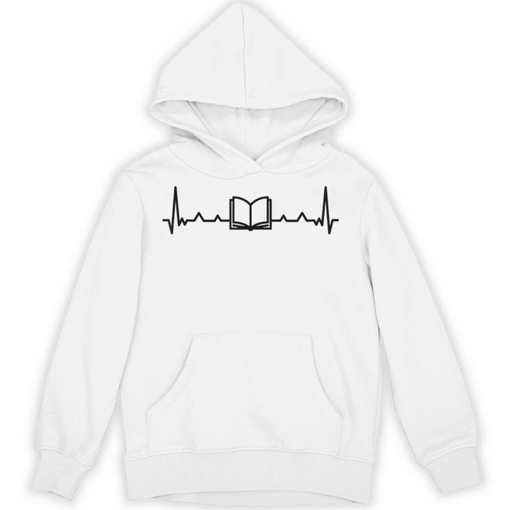 Book Heartbeat Book Shirt For Book Lover Unisex Hoodie
