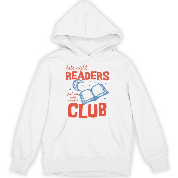 Book Late Night Readers Club Bookish Bookworm Reading Premium Tri-Blend Unisex Hoodie
