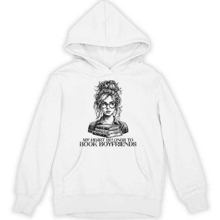 Book Lover Bent Over a Book Unisex Hoodie