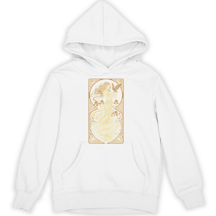 Book Lover Girl Librarian Between The Pages She Lives Premium Tri-Blend Unisex Hoodie