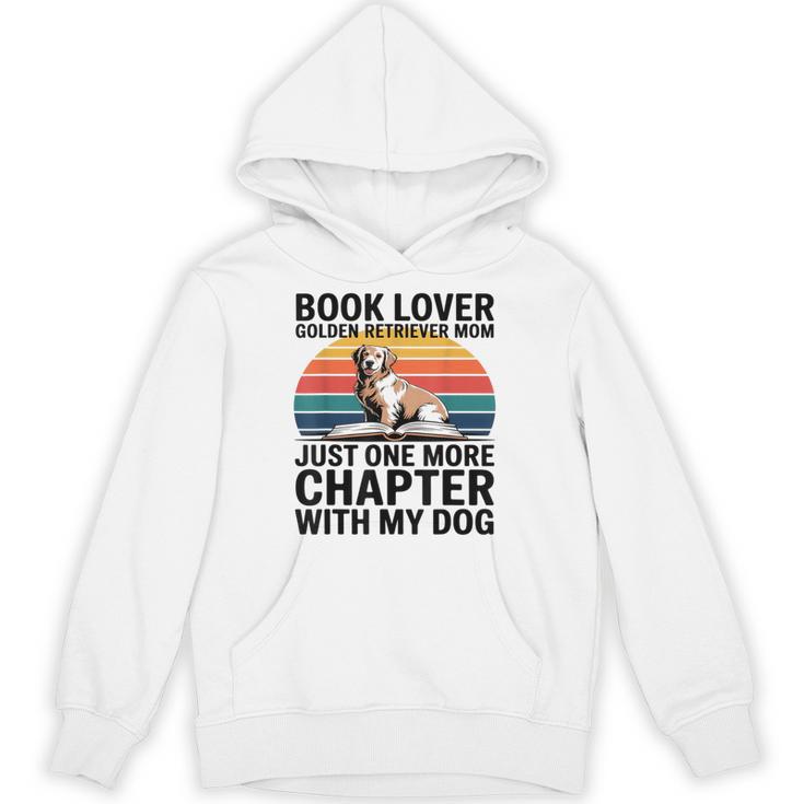 Book Lover Golden Retriever Mom Just One More Chapter Unisex Hoodie