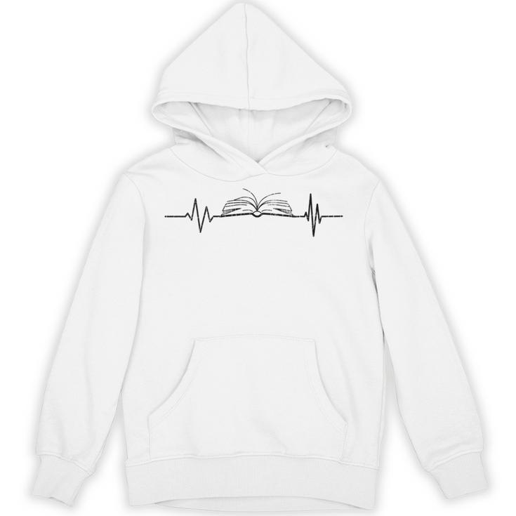 Book Lover Heartbeat Author Writer Writing Graphic Unisex Hoodie