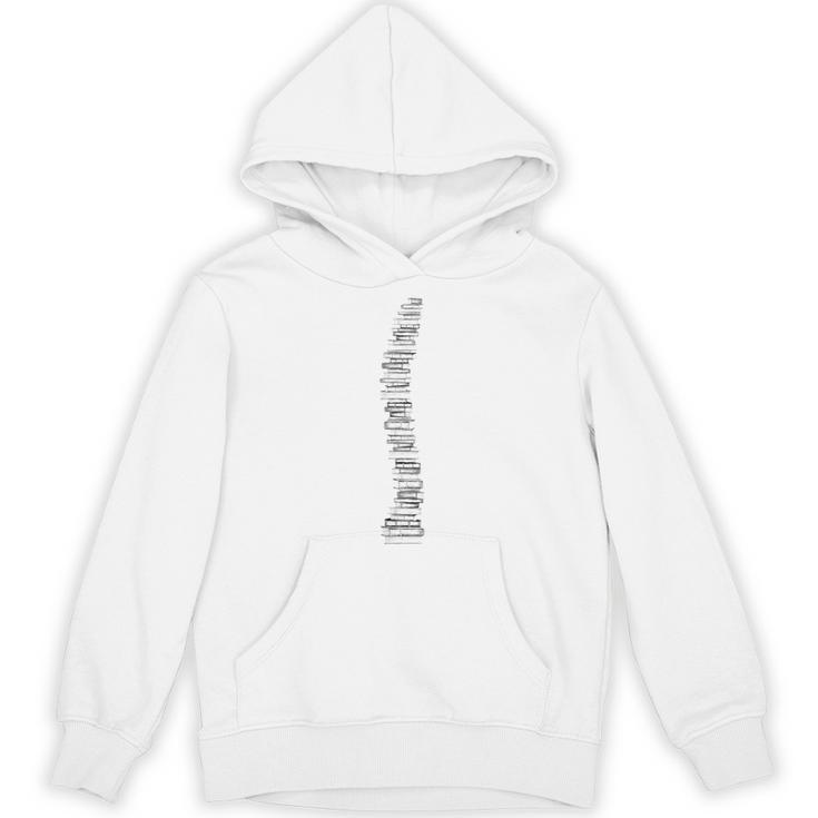 Book Lover Spine Backbone Bookworm Avid Reading Lovers Books Unisex Hoodie