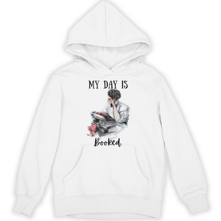 Book Lovers My Day Is Booked Vintage Unisex Hoodie