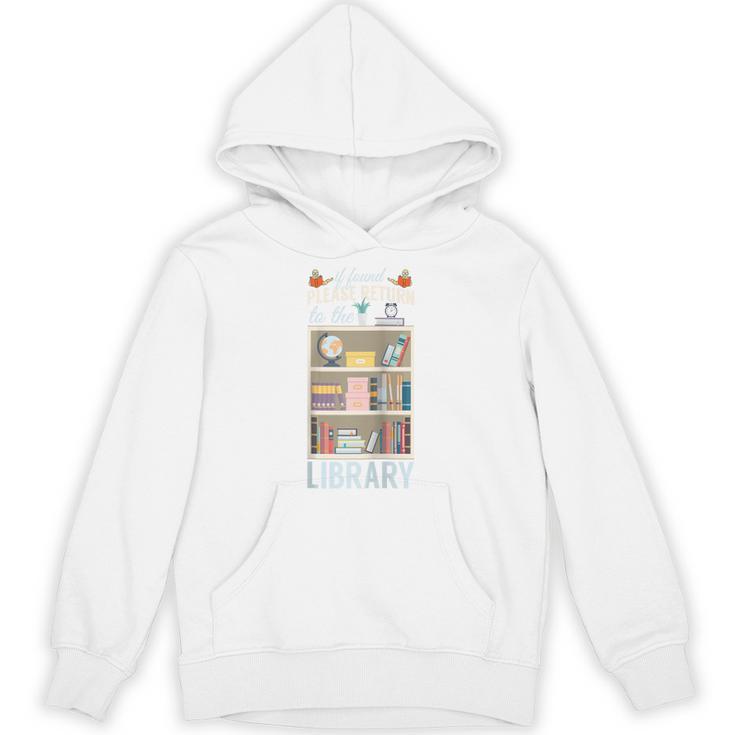 Book Reading If Found Please Return To Library Raglan Baseball Tee Unisex Hoodie
