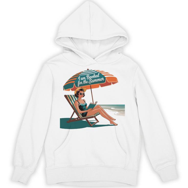 Booked For The Summer Book Lover Summer Coquette Premium Tri-Blend Unisex Hoodie