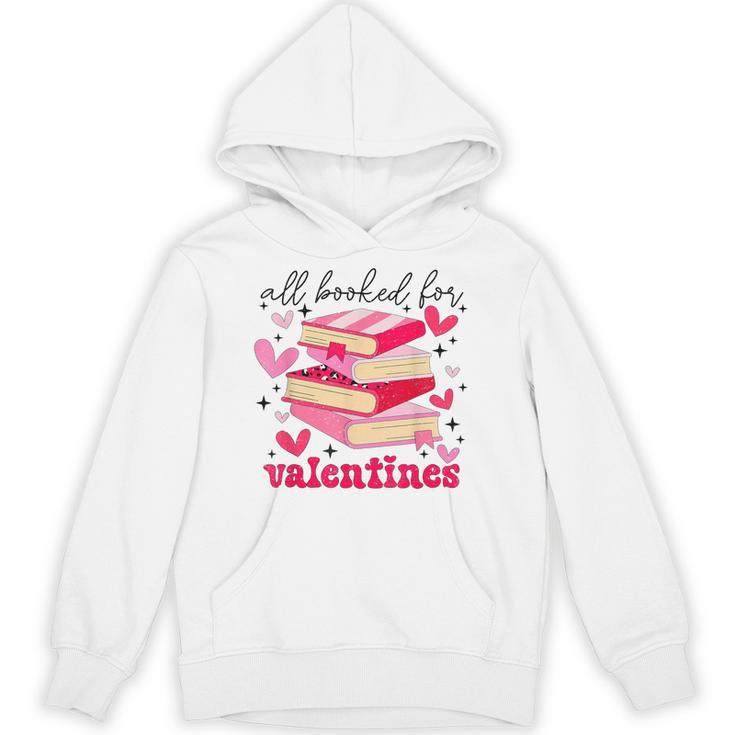 All Booked For Valentines Book Lovers Pink Valentine's Day Unisex Hoodie