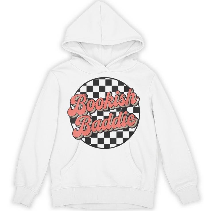 Bookish Baddie Retro Aesthetic Typography Unisex Hoodie Bookish Baddie Retro Aesthetic Typography Unisex Hoodie