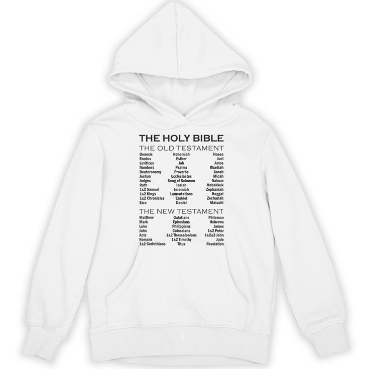 The Books Of The Bible Old And New Testament Complete List Unisex Hoodie