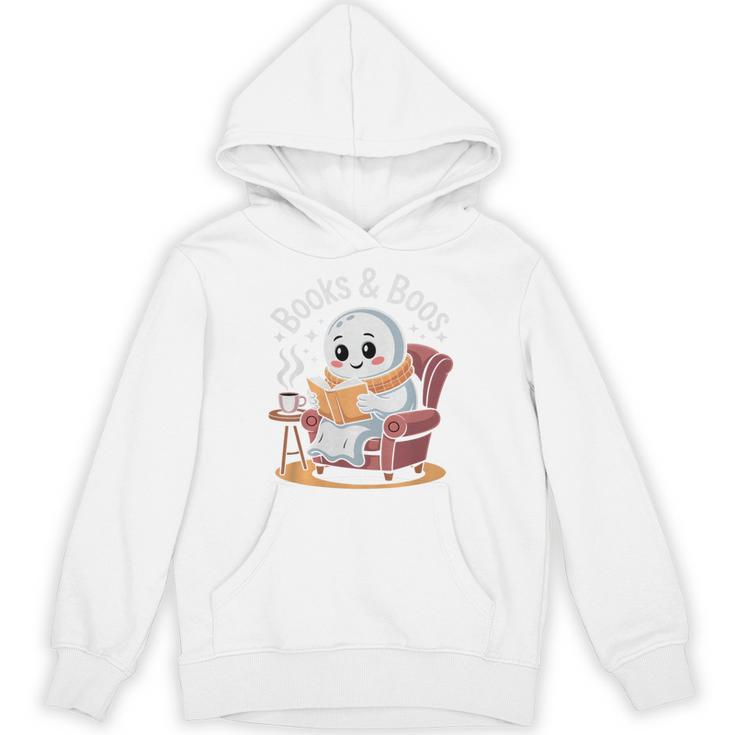 Books And Boos Reading Ghost Premium Tri-Blend Unisex Hoodie