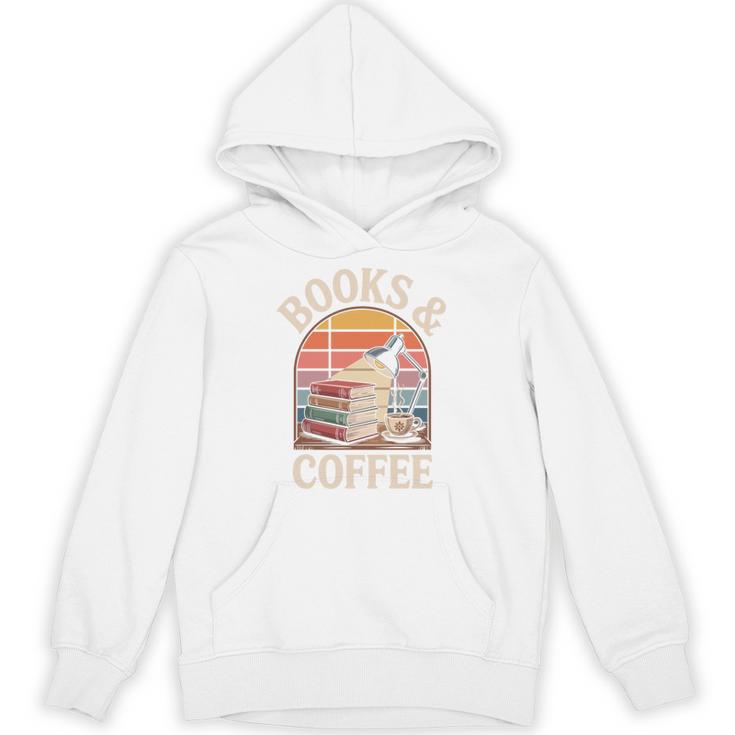 Books And Coffee Reading Book Lover Bookworm Unisex Hoodie
