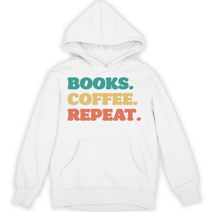 Books Coffee Repeat Unisex Hoodie
