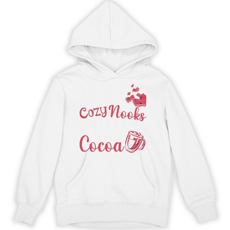 Books Cozy Nooks And Hot Cocoa Cute Fall Booklover Unisex Hoodie