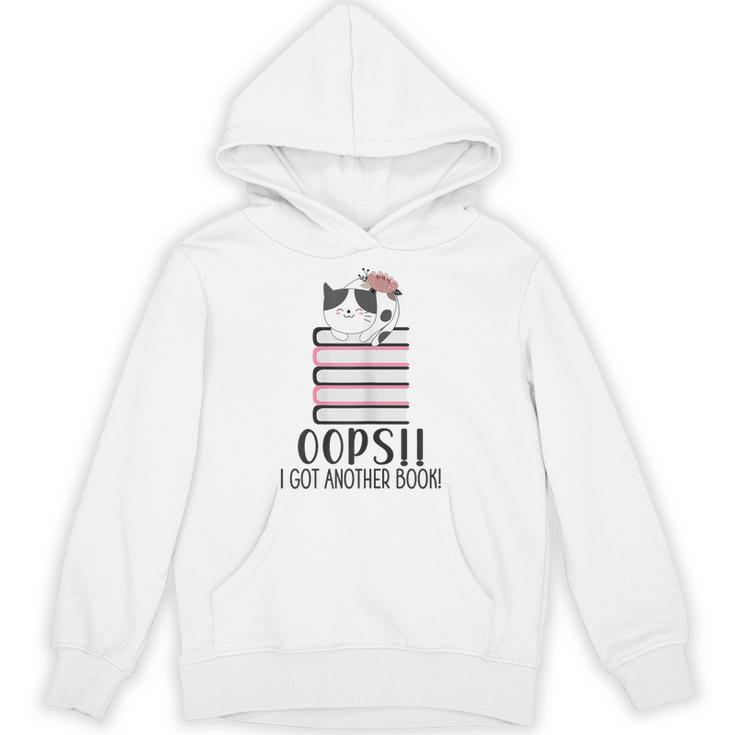Bookworm Quote Oops I Got Another Book Unisex Hoodie