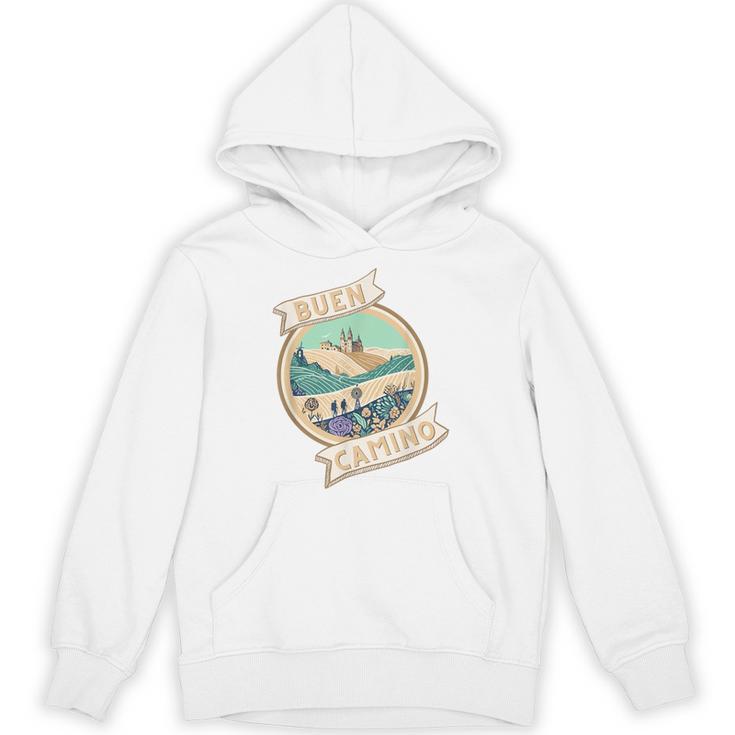 Buen Camino De Santiago Compostela Shirt Souvenir Tee Book Unisex Hoodie