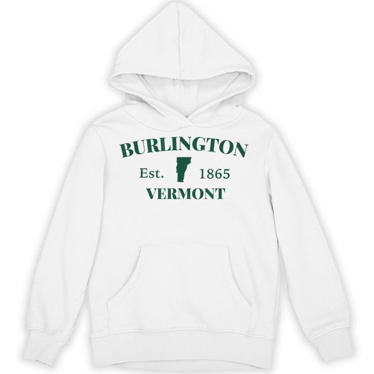 Burlingtonermontt シティステートカレッジ 観光のお土産 パーカー