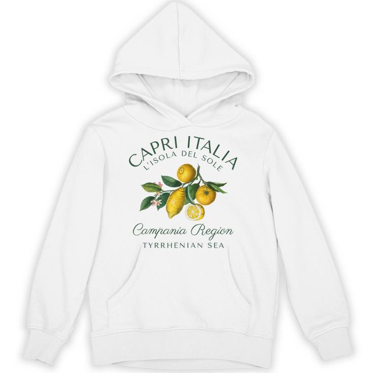 Capri Italia レモン 旅行 カンパニア ティレニア海 イタリア パーカー