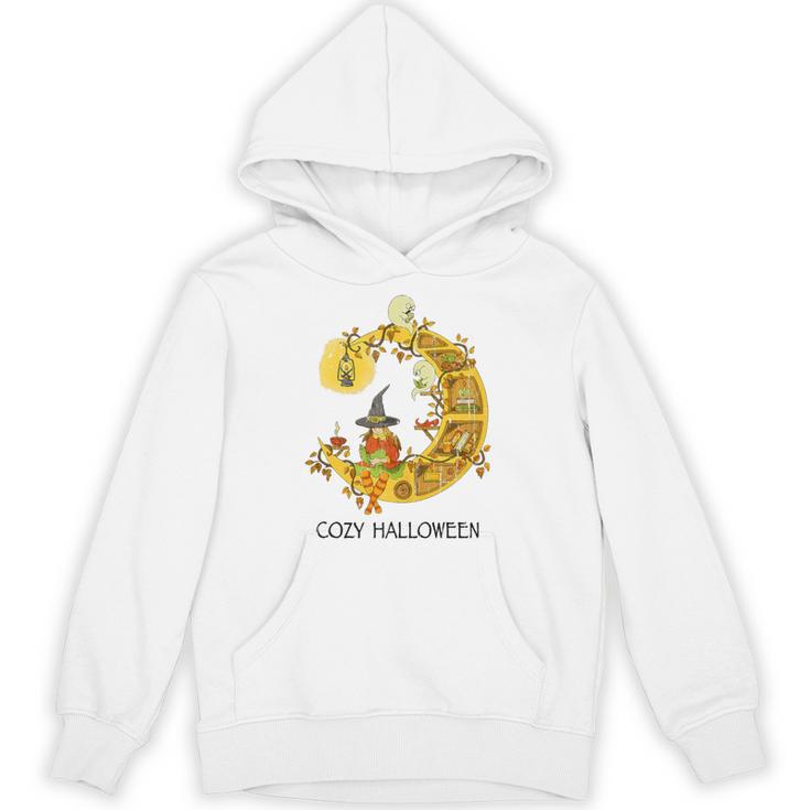 Cozy Halloween Coloring Book Adult Coloring Unisex Hoodie