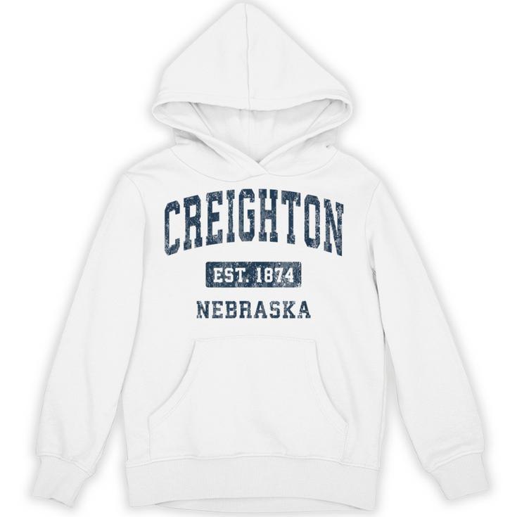 Creighton ネブラスカne ビンテージアスレチックスポーツデザイン パーカー