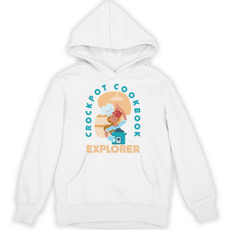 Crockpot Cookbook Baking Cooking Lovers Chef Cook Bakers Unisex Hoodie