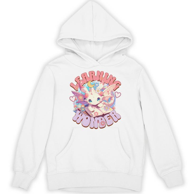 Cute Dragon Learning Wonder Bookworm Girls Books & Dragons Premium Tri-Blend Unisex Hoodie