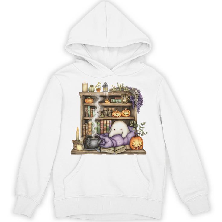 Cute Halloween Bookshelf Premium Tri-Blend Unisex Hoodie