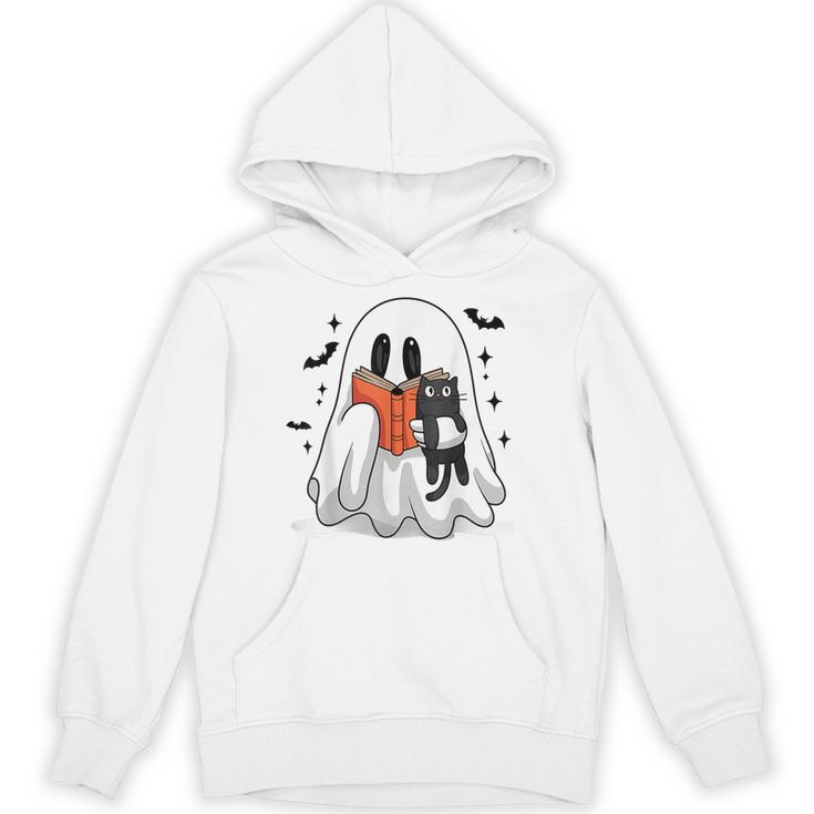 Cute Halloween Ghost Reading Book Unisex Hoodie Cute Halloween Ghost Reading Book Unisex Hoodie