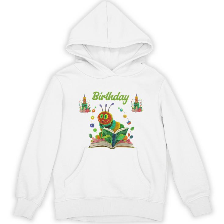 Dad Of Caterpillar Birthday Reading Books Lovers Unisex Hoodie