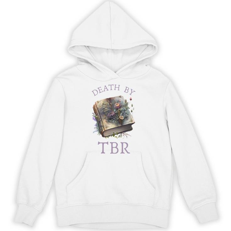 Death By TBR So Many Books Bookish Bookworm Unisex Hoodie