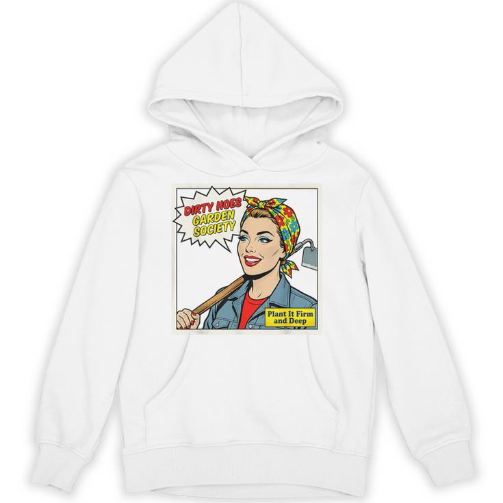 Dirty Hoes Garden Society Comic Book Style Women Unisex Hoodie Dirty Hoes Garden Society Comic Book Style Women Unisex Hoodie