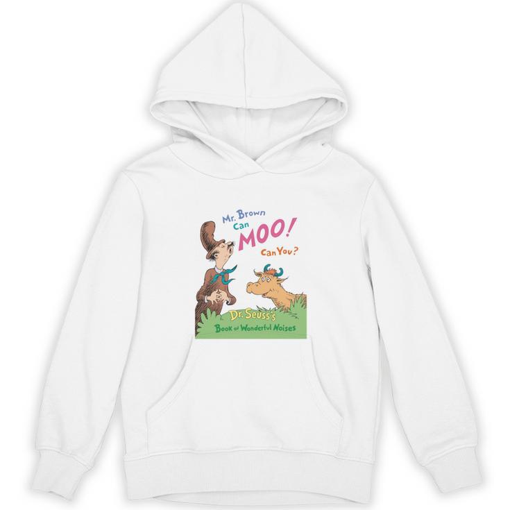 Dr Seuss Mr Brown Can Moo Book Cover Unisex Hoodie