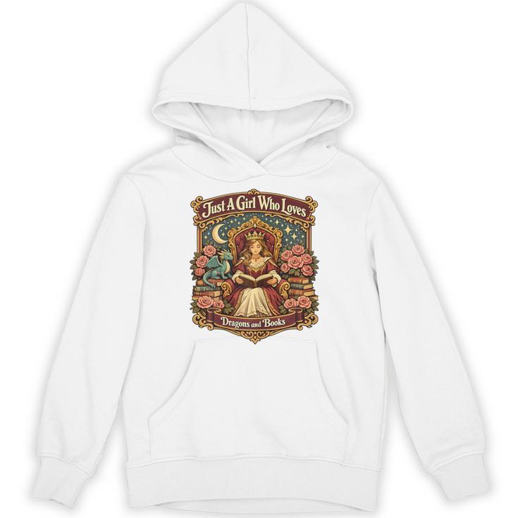 Dragon Reading Book Outfit Girls Dress Fantasy Reader Unisex Hoodie