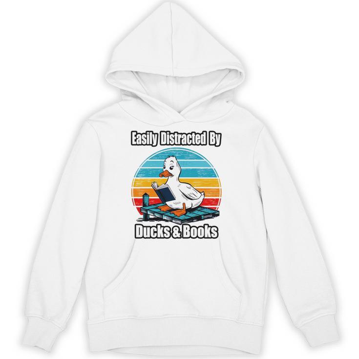 Ducks Books Lover Easily Distracted By Ducks & Books Unisex Hoodie