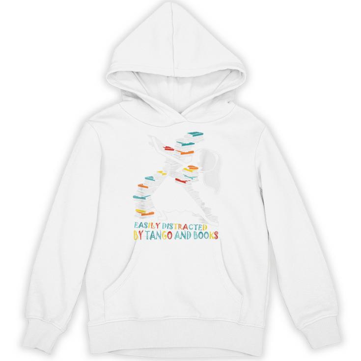 Easily Distracted By Tango And Books Dance Bookworm Reading Unisex Hoodie