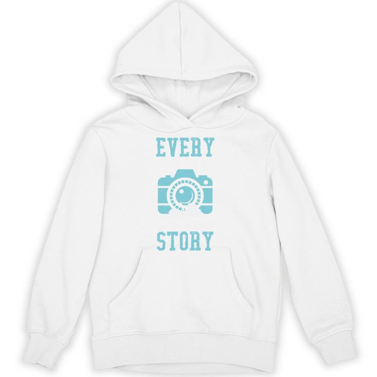 Every Picture Tells A Story Book Camera Lens Photography Unisex Hoodie
